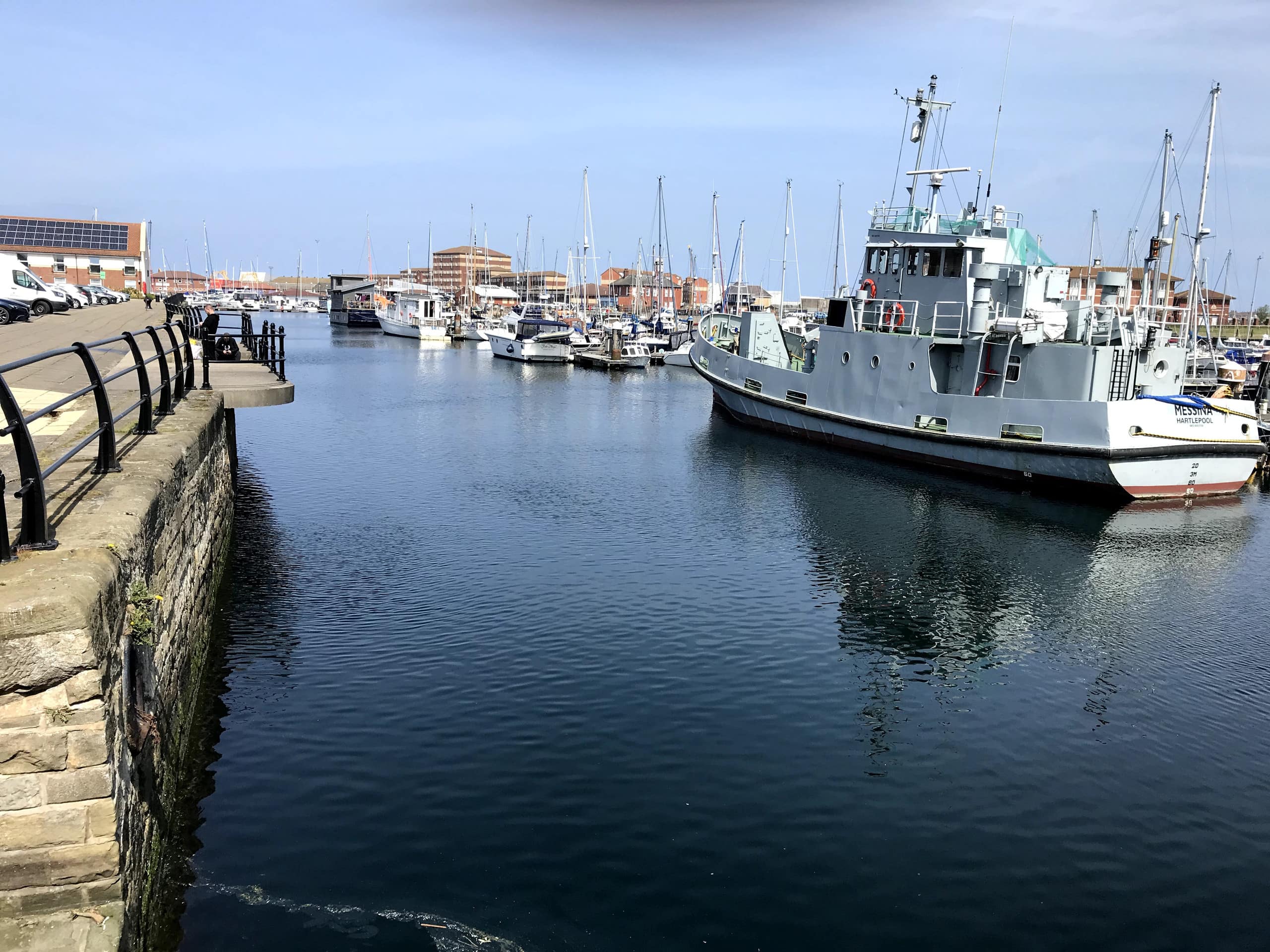 Views across Hartlepool Marina
