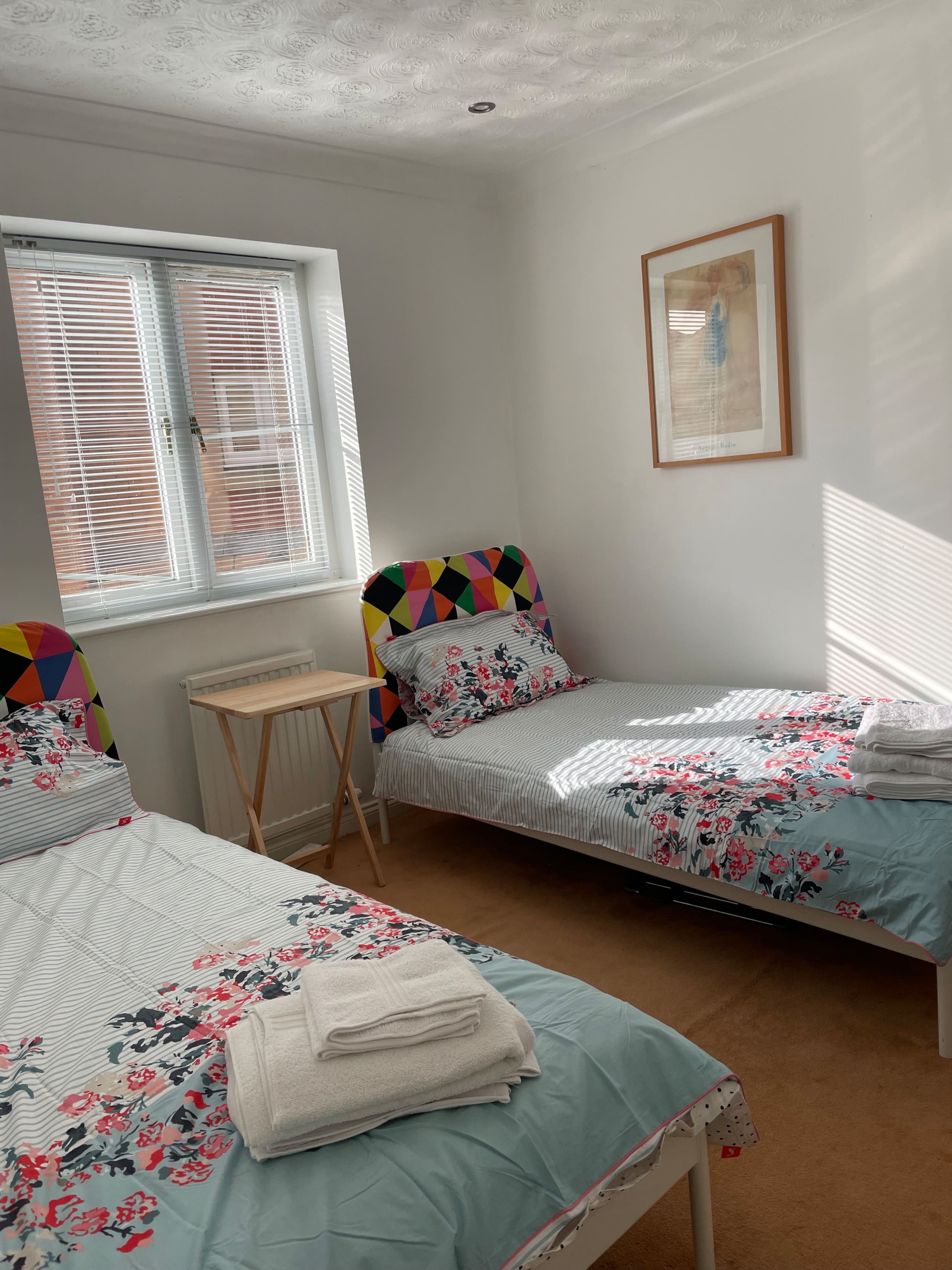 Twin bedroom on the first floor
